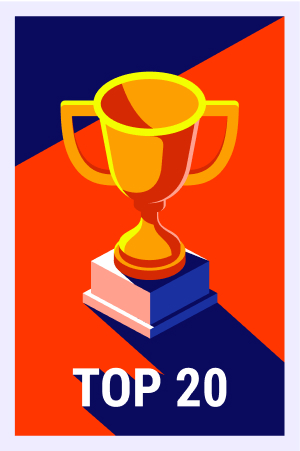 Platz unter den TOP 20 in einem Turnier